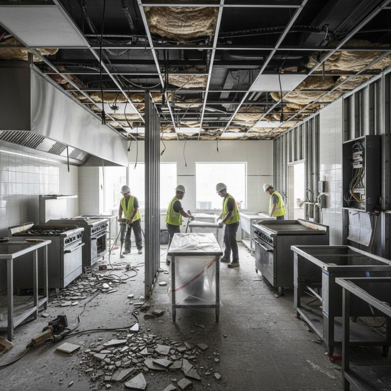 Local Commercial Kitchen Renovation pros at work